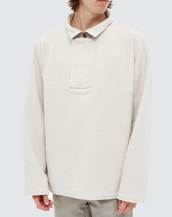 Fear of God Brushed 1/4 Zip Fleece Pullover | SPLY