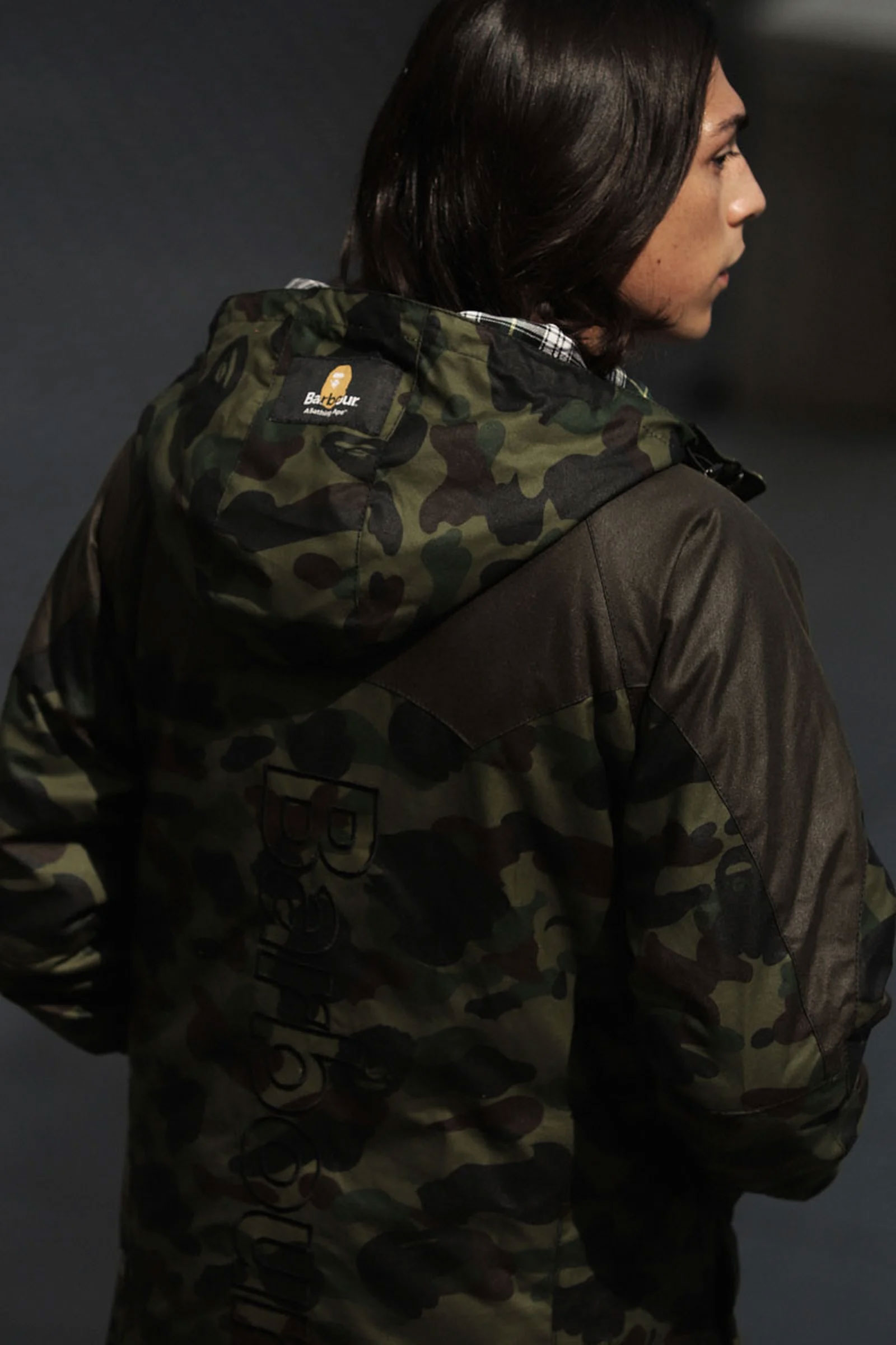 For AW21, Barbour Collaborates With a Bathing Ape for the First