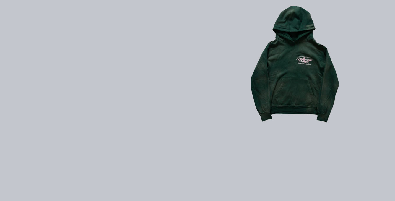 RRR-123 – Green Washed Core Hoodie
