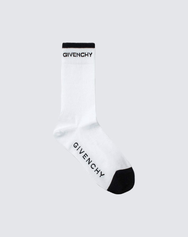 Givenchy White 4G Logo Socks | SPLY