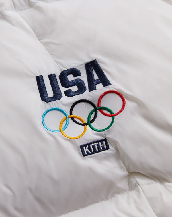 Kith for Team USA Olympic Midi Puffer | SPLY