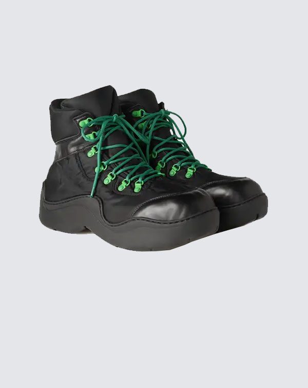 Bottega Veneta Leather-trimmed Nylon 