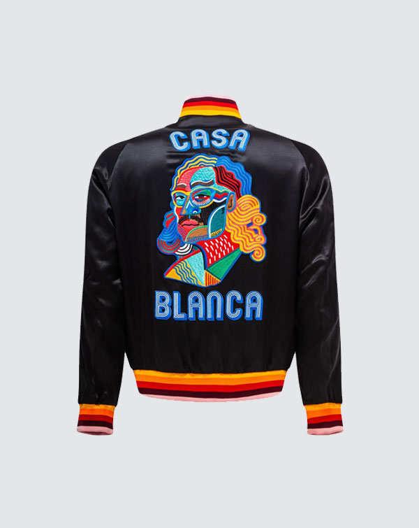 Casablanca Black Masao San Souvenir Jacket | SPLY