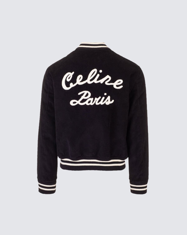 Celine Teddy jacket in Black | SPLY