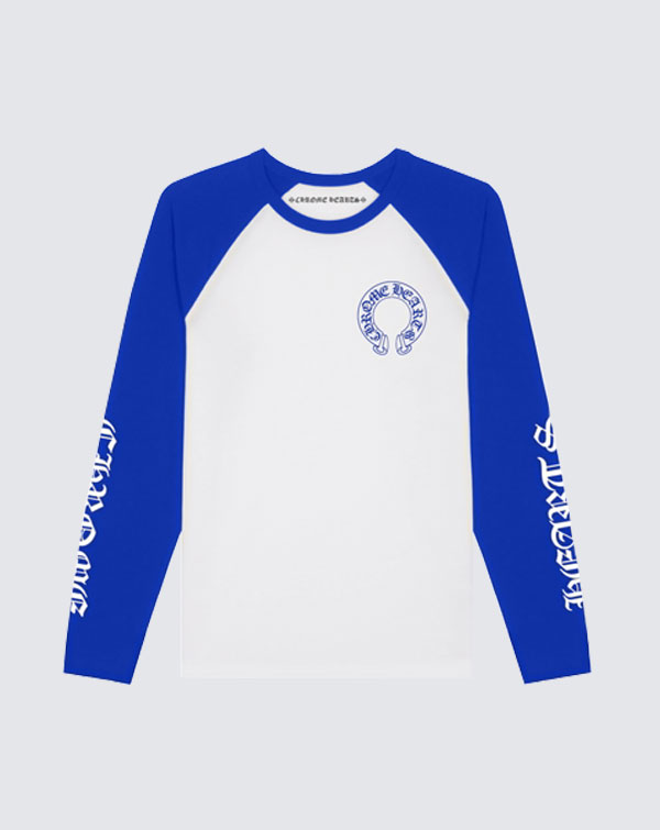T-shirt Chrome Hearts Blue size L International in Cotton - 25851402
